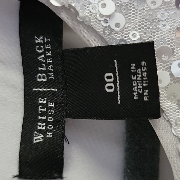 White House Black Market Sequin shift dress!  Gorgeous size 00 - Picture 4 of 5